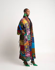 NANA PATCHWORK African Print LONG Kimono