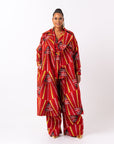 AFE African Print Trench Jacket