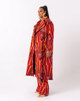 AFE African Print Trench Jacket