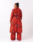 AFE African Print Trench Jacket