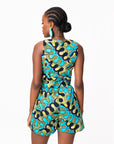 BADE African print WAISTCOAT