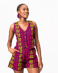 WUNMI African print WAISTCOAT