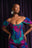 ZURI African Print Corset Top