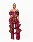 WUNMI African Print Corset Top