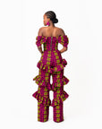 WUNMI African Print Corset Top