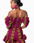 WUNMI African Print Corset Top