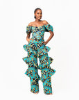 BADE African Print Corset Top