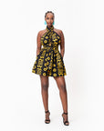 MAKENA African Print Infinity Romper