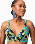 BADE African Print Bra Top