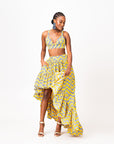 LILY African Print Hi-low Skirt