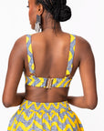 LILY African Print Bra Top