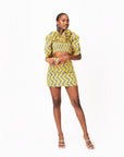 LILY African Print Mini Skirt