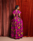 ESE African print Maxi Infinity dress