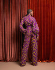 REMA African print long sleeve jumpsuit