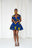 MOFOPE African Print Flair Mini Infinity dress