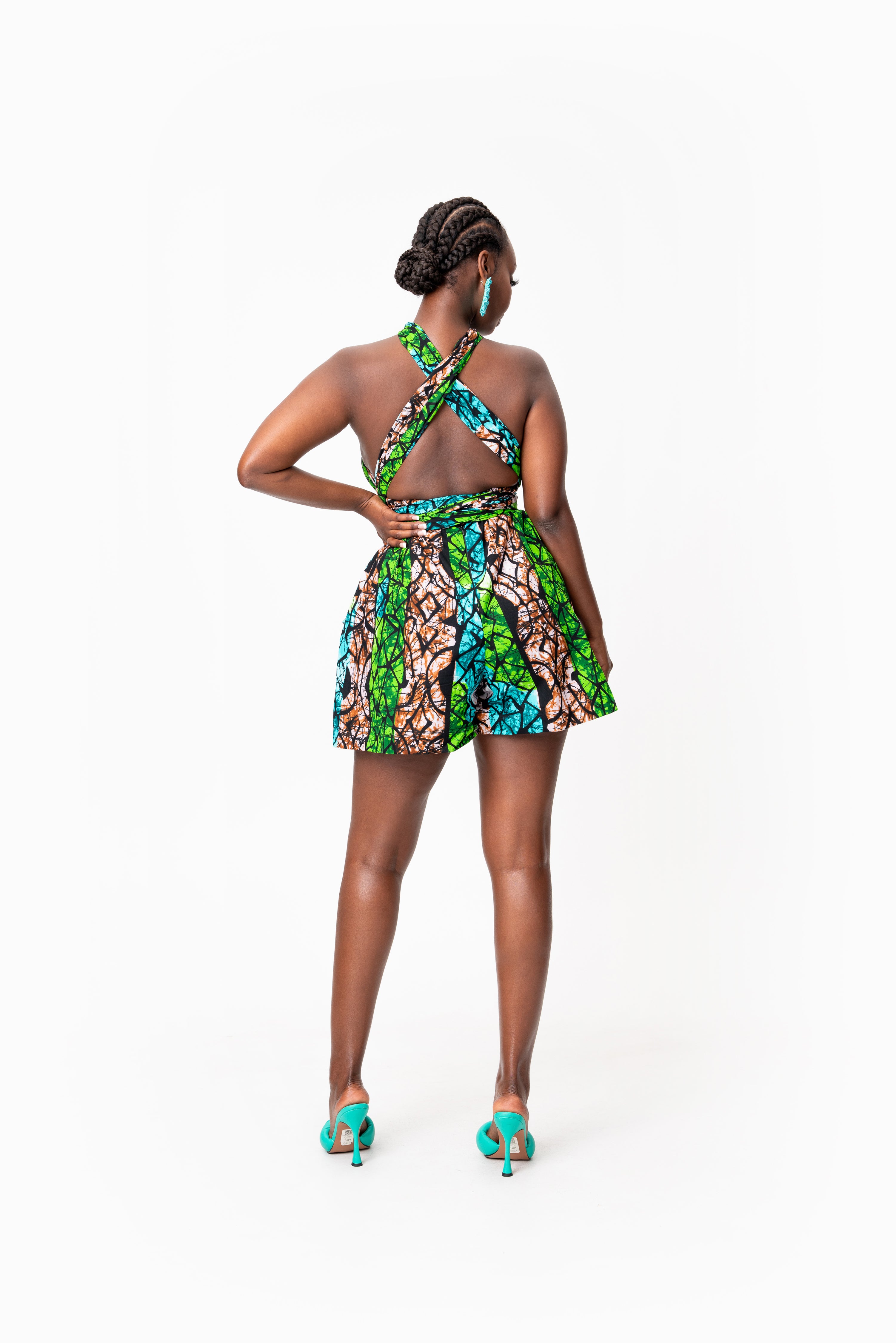 ADA African Print Infinity Romper