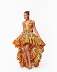 OTTI African Print Hi-low Infinity Dress