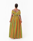 TANI African print Maxi Infinity dress