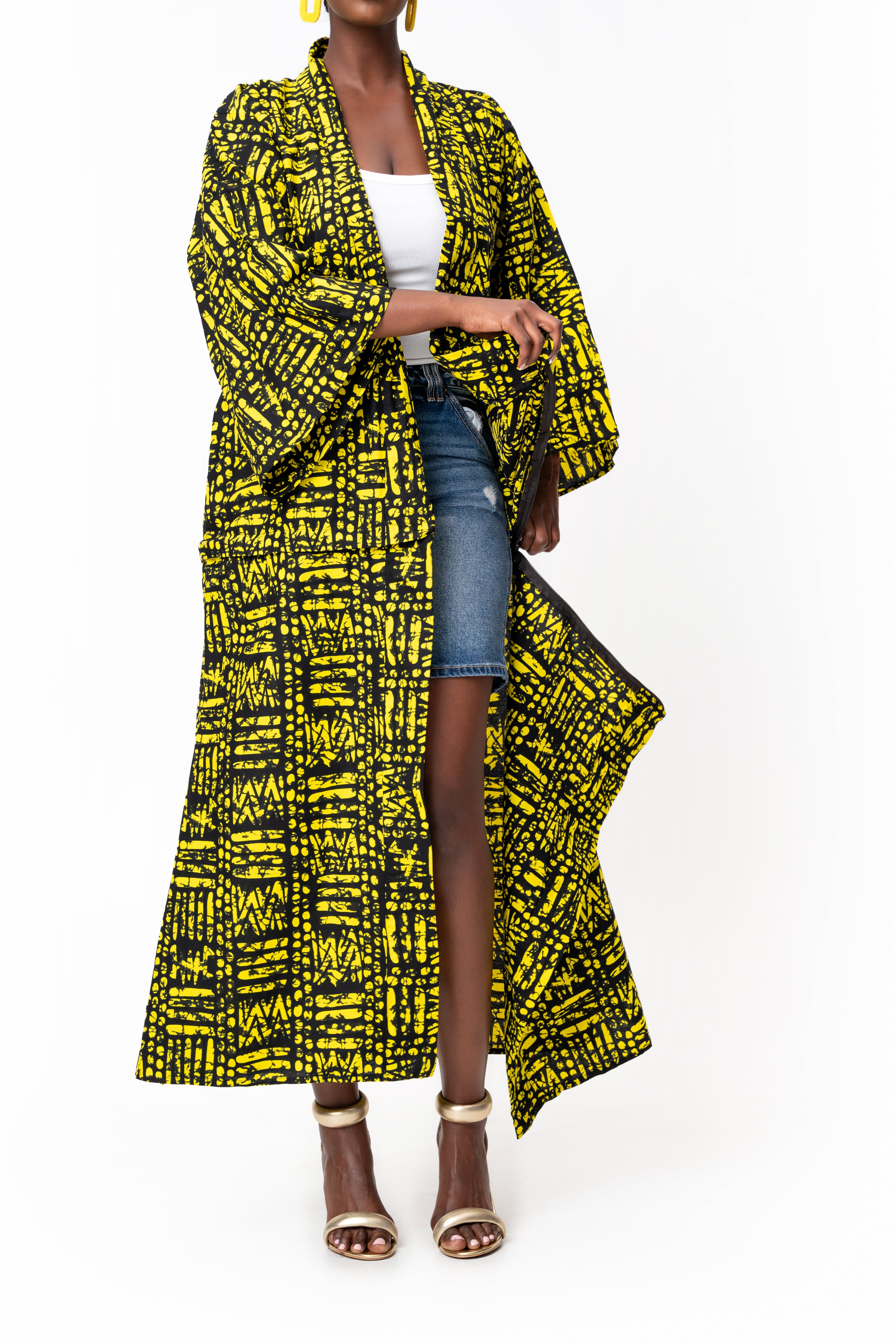 CHIMA African Print convertible Kimono