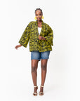 CHIMA African Print convertible Kimono