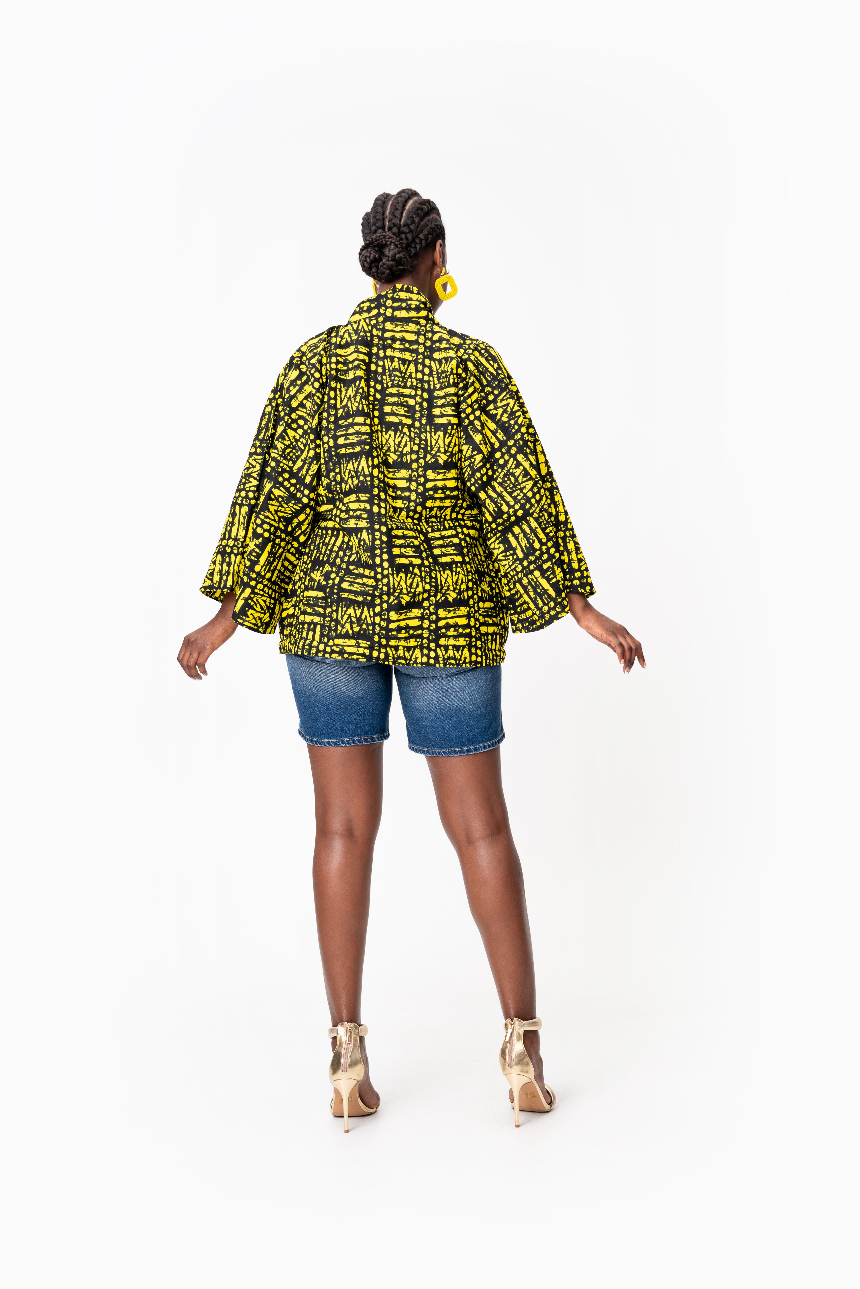 CHIMA African Print convertible Kimono