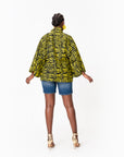 CHIMA African Print convertible Kimono