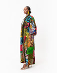 NANA PATCHWORK African Print LONG Kimono