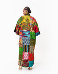 NANA PATCHWORK African Print LONG Kimono