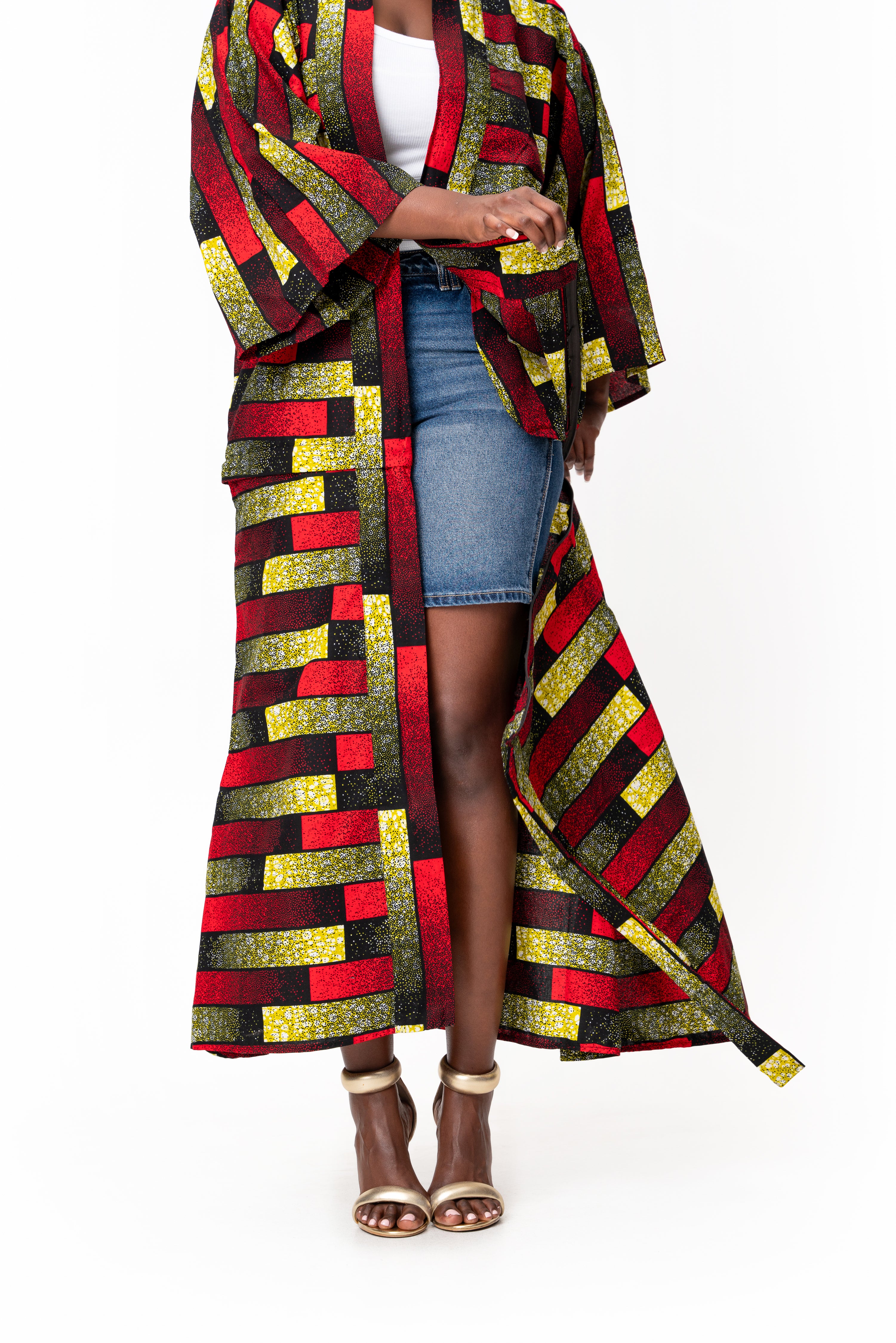 NAYA African Print convertible Kimono