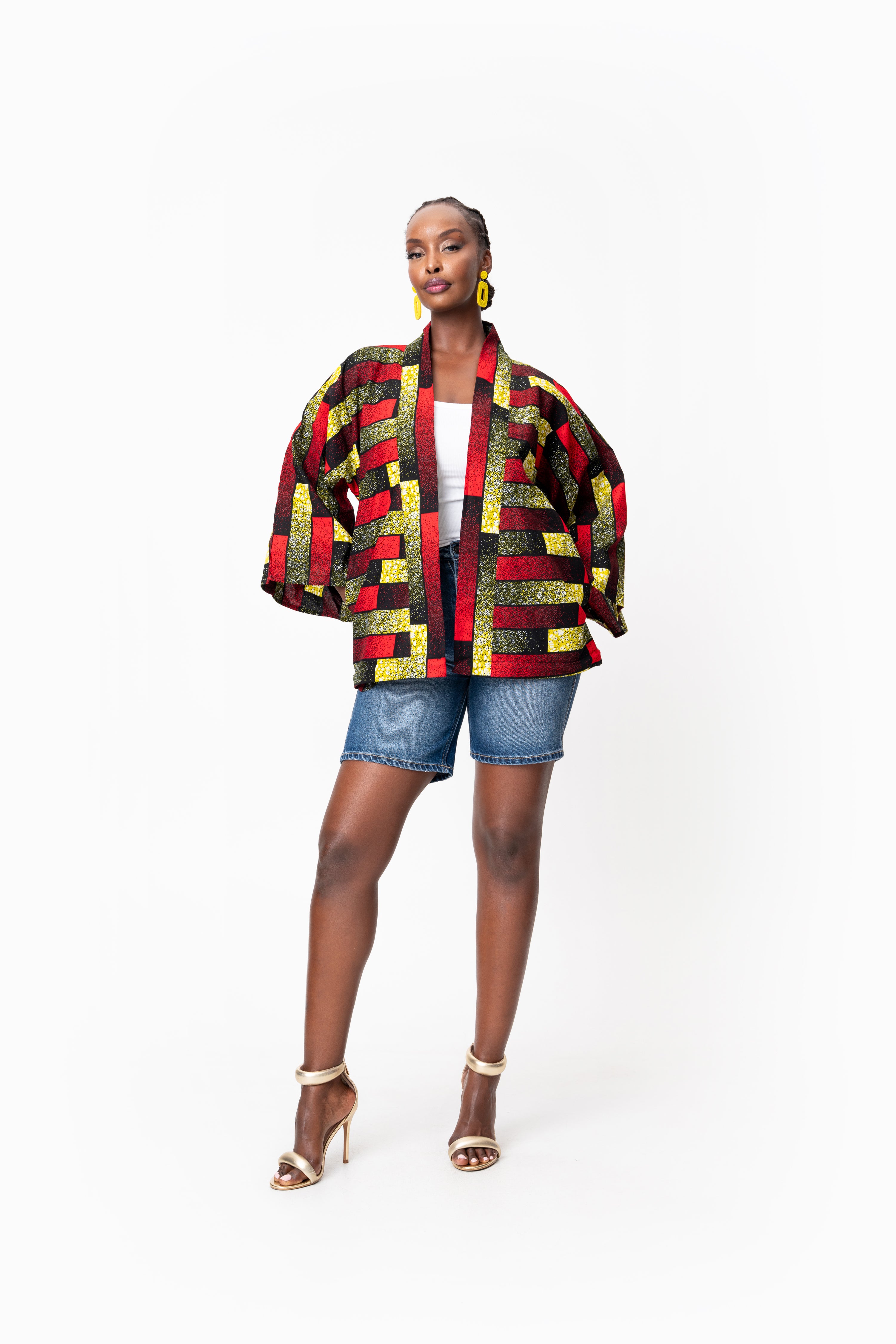 NAYA African Print convertible Kimono