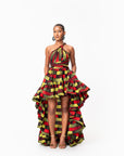 NAYA African Print Hi-low Infinity Dress