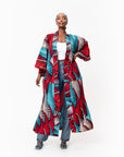 ONA African Print convertible Kimono