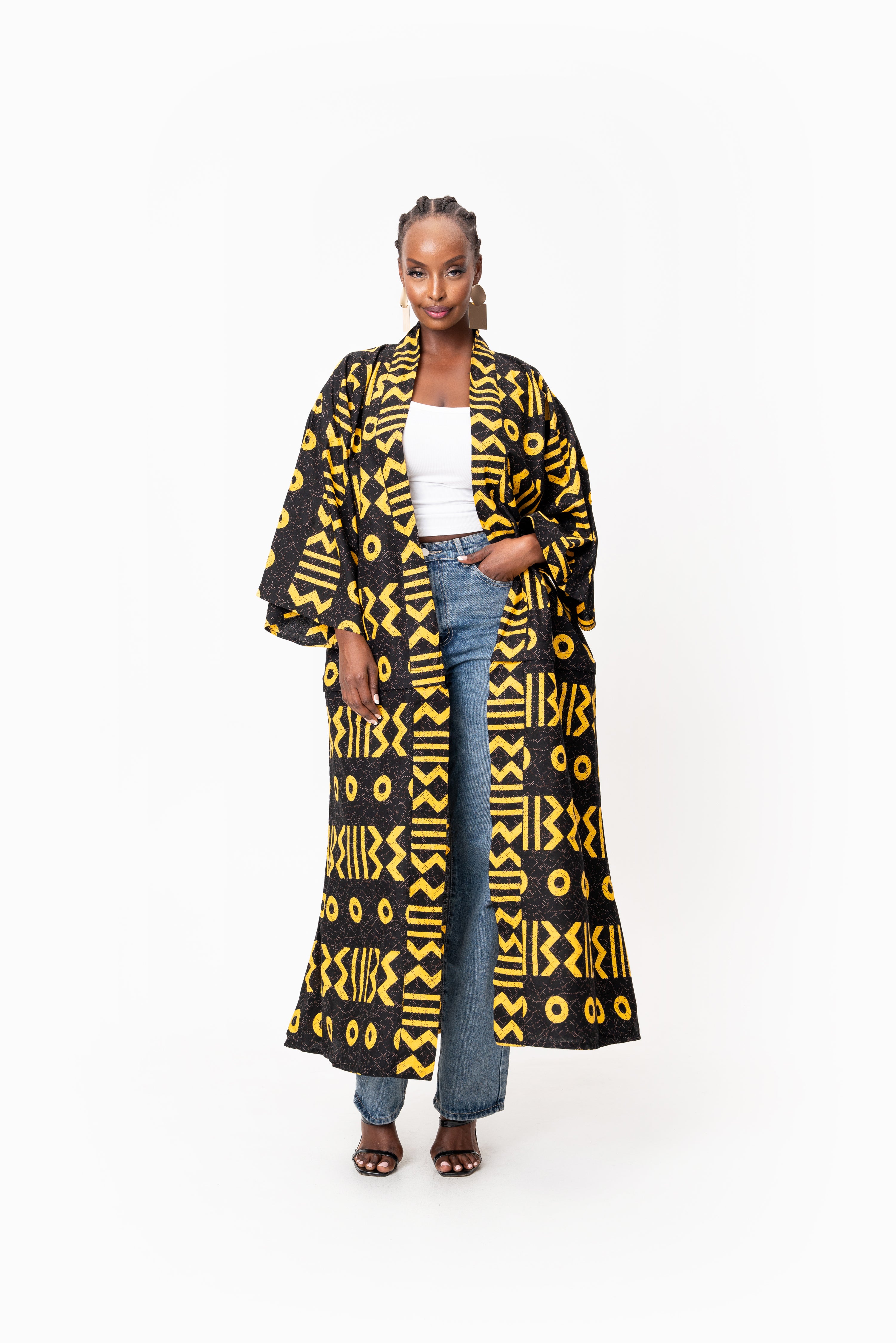 MAKENA African Print convertible Kimono