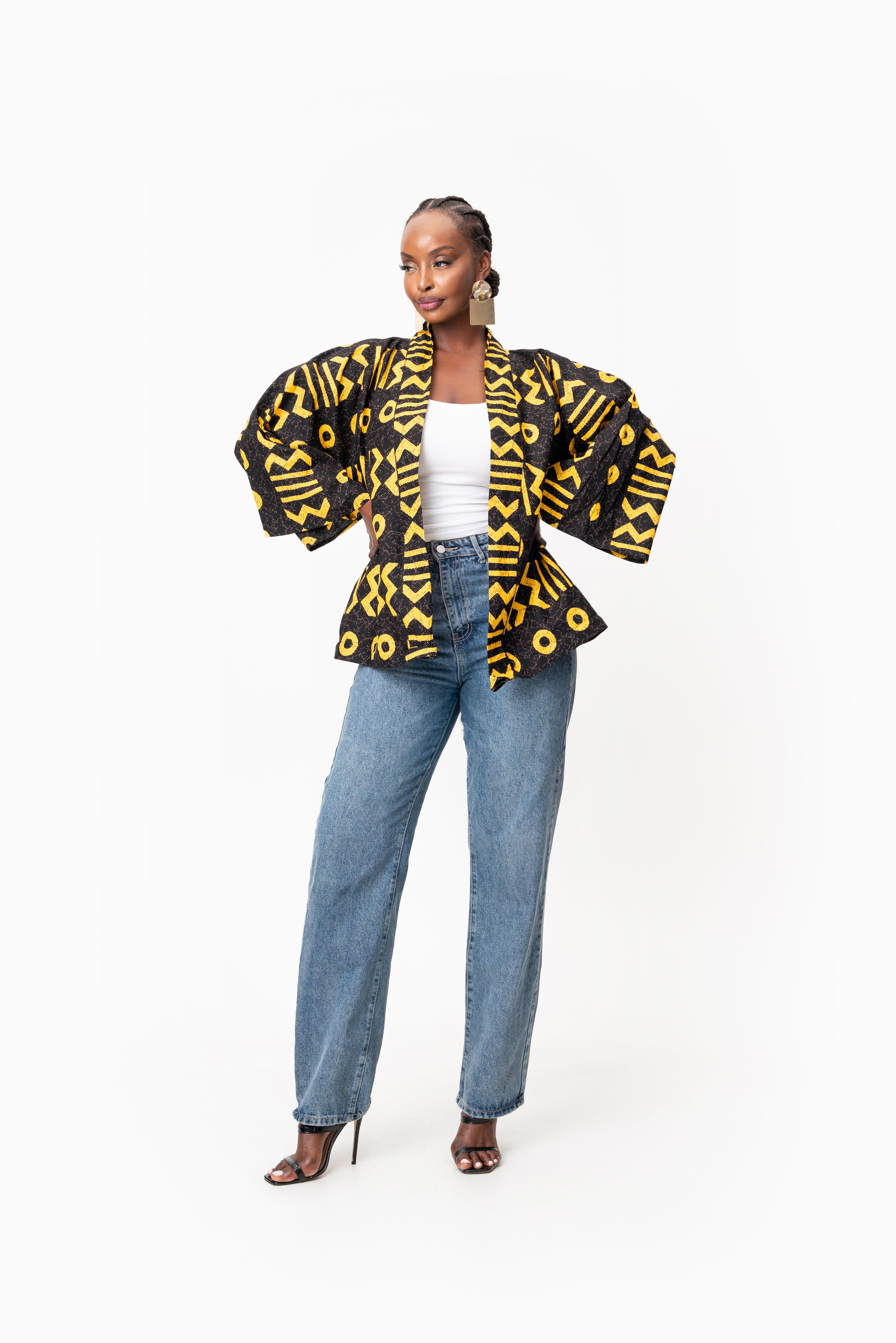 MAKENA African Print convertible Kimono