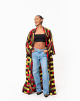 NAYA African Print convertible Kimono