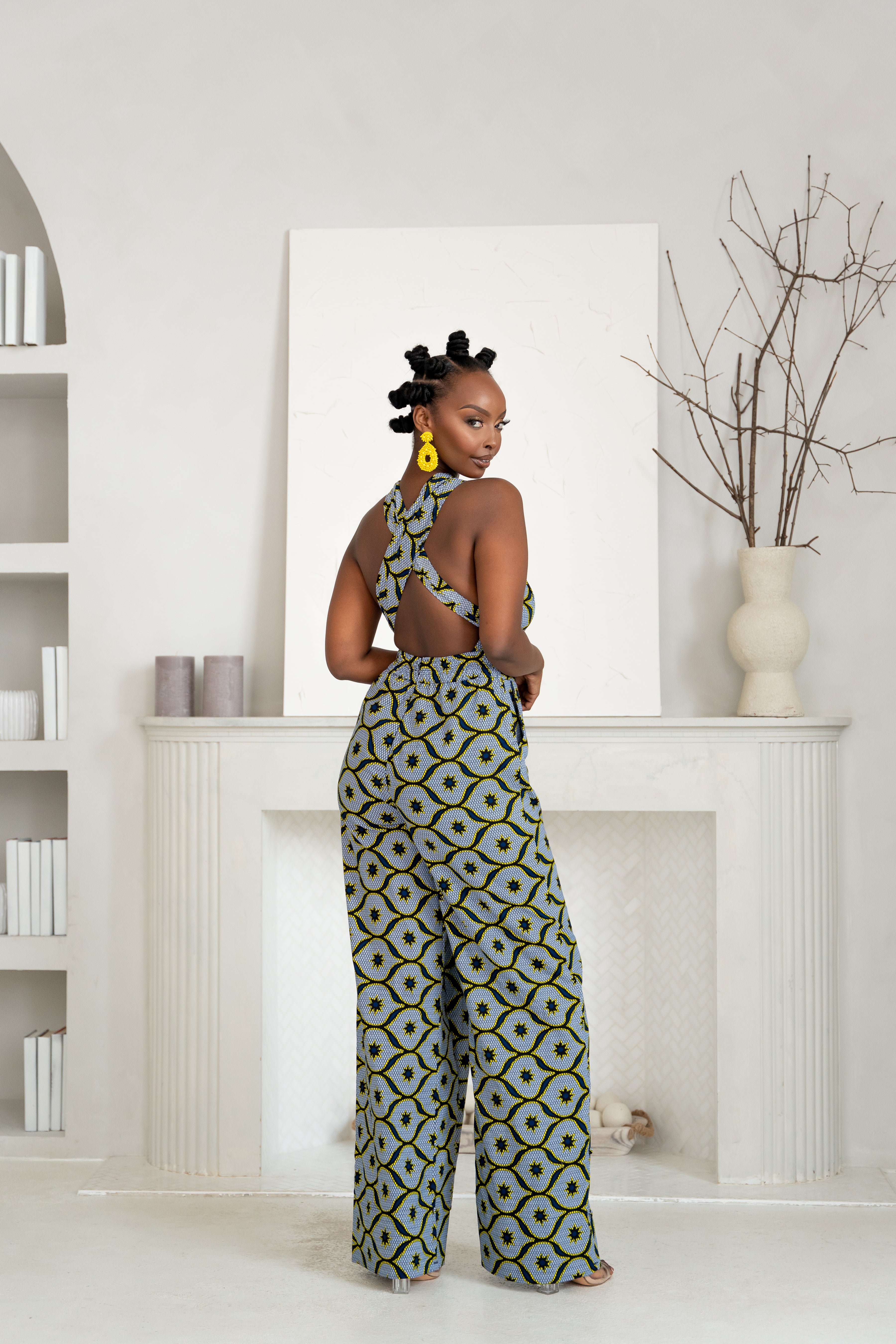 SHOPE African print infinity jumpsuit (3 LENGTH)