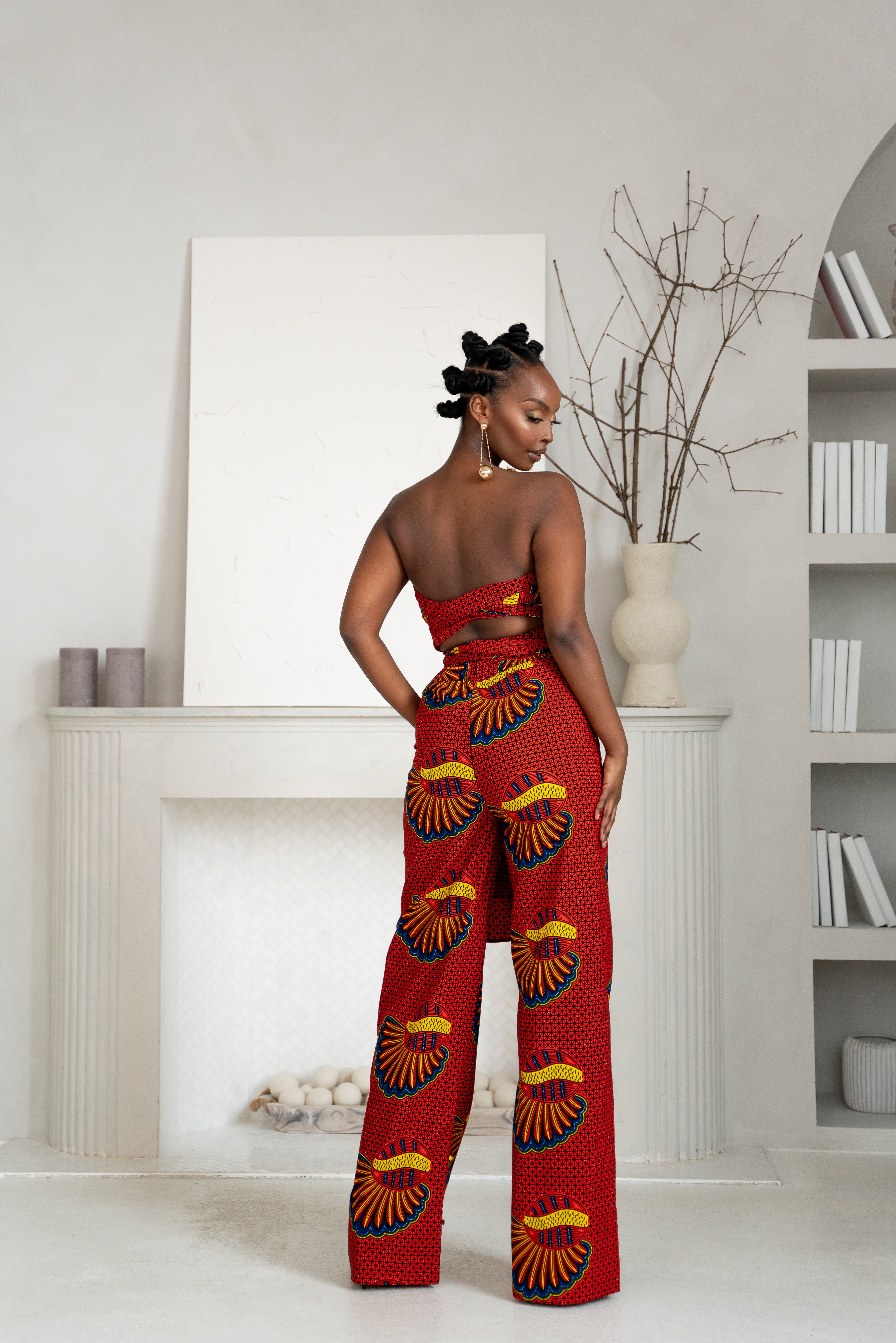 JUMOKE African print infinity jumpsuit (3 LENGTH)