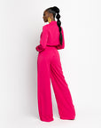 HOT PINK ESTA high waist trousers