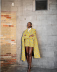 LILY African Print Trench Jacket