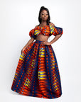 RONKE African Print Crop Top