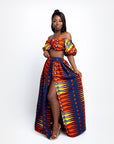 RONKE African Print Crop Top