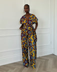 POSI African print infinity jumpsuit (3 LENGTH)