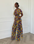 POSI African print infinity jumpsuit (3 LENGTH)