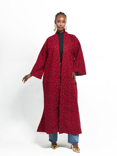 Printed Chiffon Top / Kimono by eyramwax - Kimonos - Afrikrea