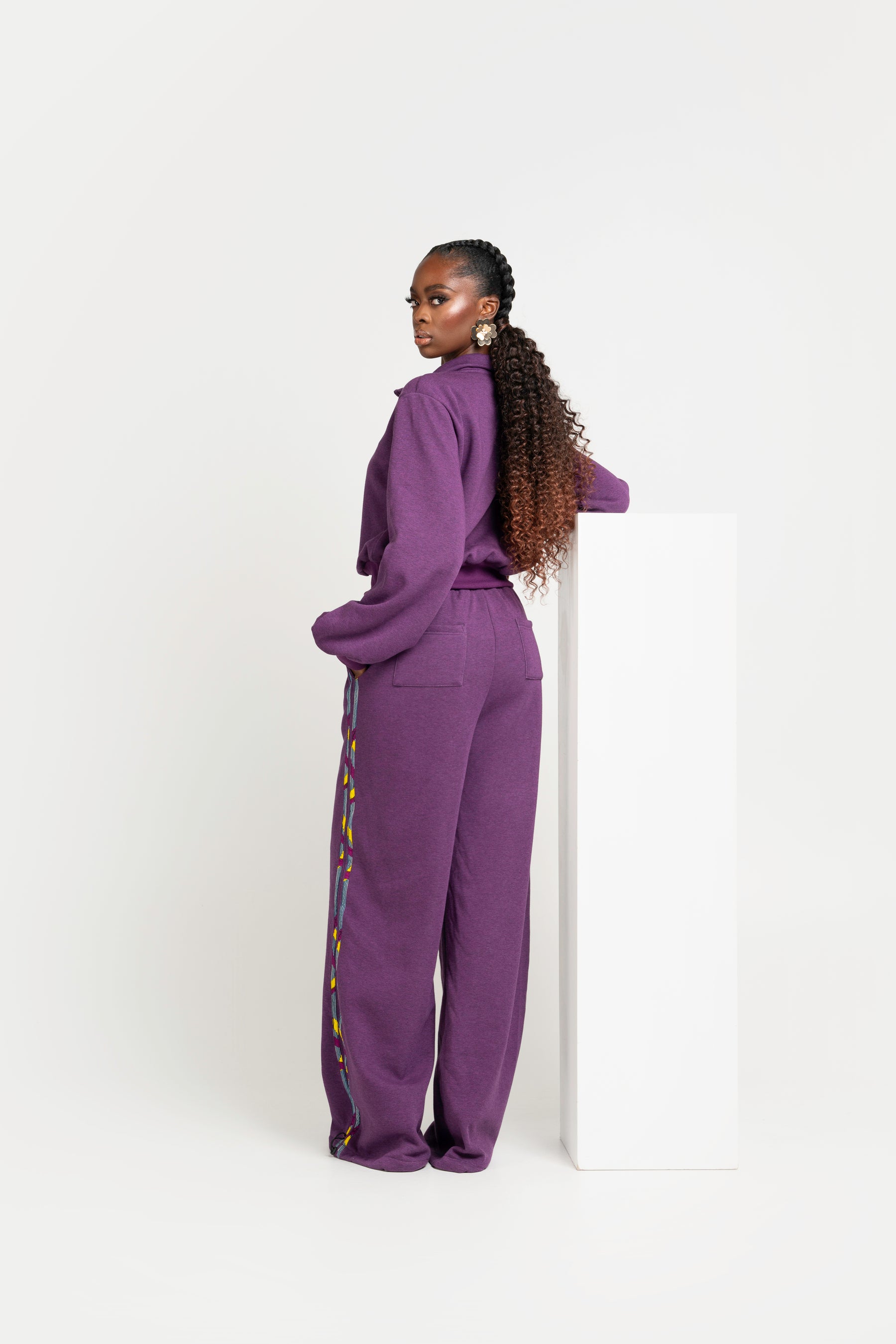 PURPLE QUEEN Pullover JOGGER Set