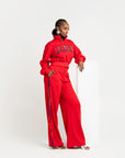 RED QUEEN Plush fleece JOGGER Set