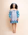 WURA African print Off shoulder mini dress