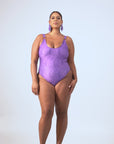 IZA ROUND NECK ONE PIECE SWIMSUIT