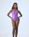 IZA ROUND NECK ONE PIECE SWIMSUIT