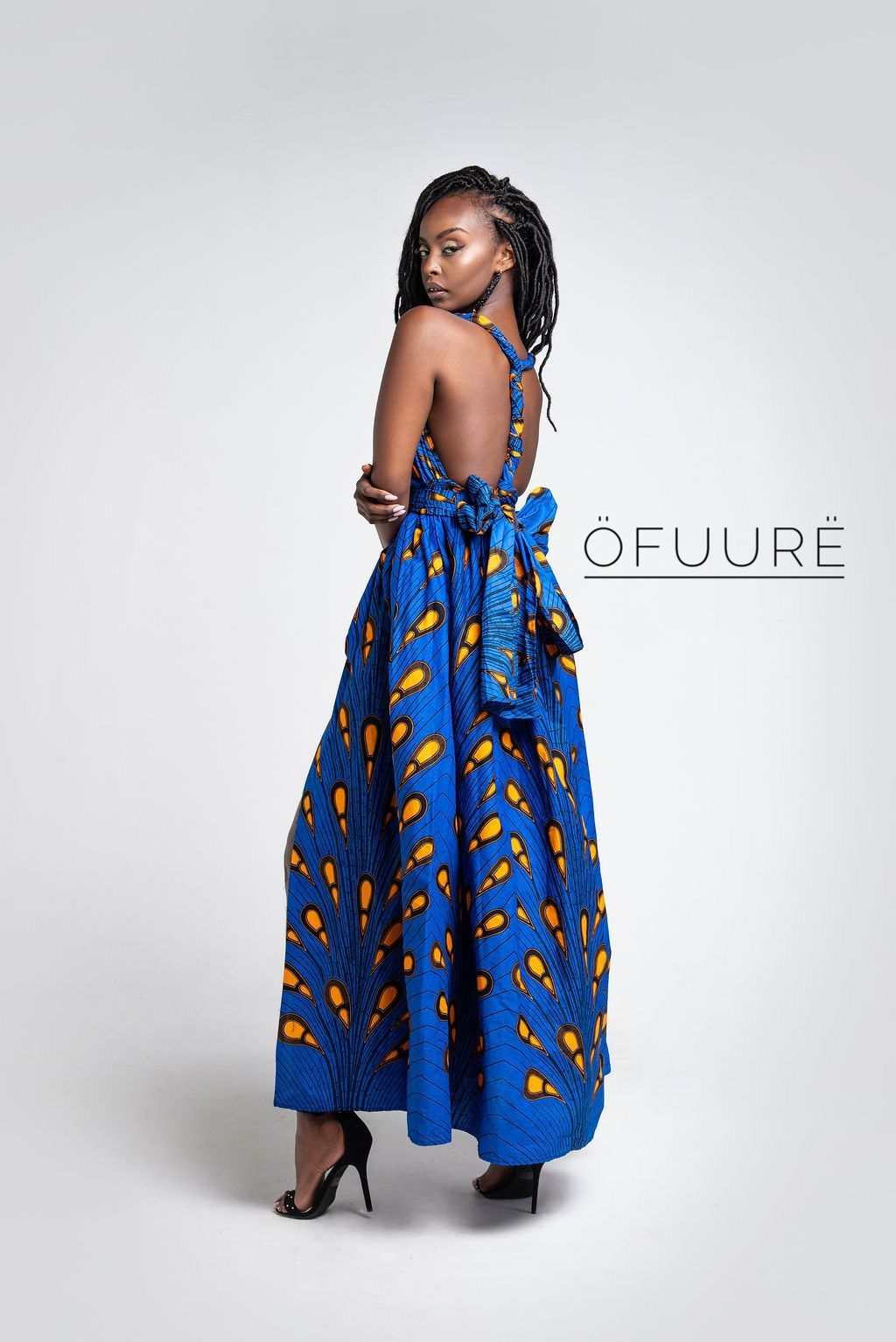 BELLA African print Maxi Infinity dress OFUURE